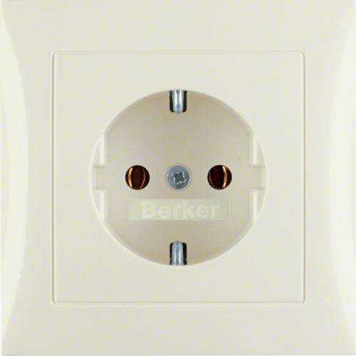 Berker 47428982 Steckdose SCHUKO mit Abdeckplatte S.1/B.3/B.7 weiß, glänzend Mesch Shop Berker 47428982 Steckdose SCHUKO mit Abdeckplatte S.1/B.3/B.7 weiß, glänzend Mesch Shop